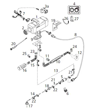 Air Top 40 Evo diesel 4kw, 12V, inkl. kit