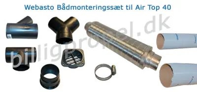 Bådmonteringssæt til 3 kahytter, 90mm