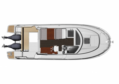 Jeanneau 895 Serie 2- Twin 150 HK Yamaha/Udstyr