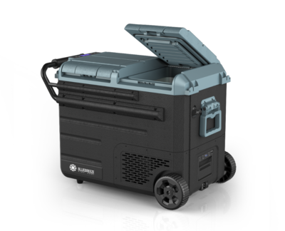 WEG55 (48 Liter) - Kompressor Køleboks DOBBELT Rum samt indb. batteri 12V 230V