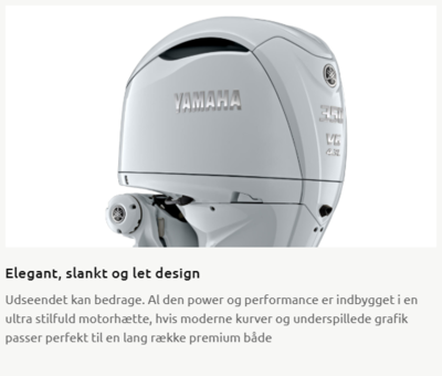 Yamaha 350 HK  V6 - 4 Takt Fabriksny