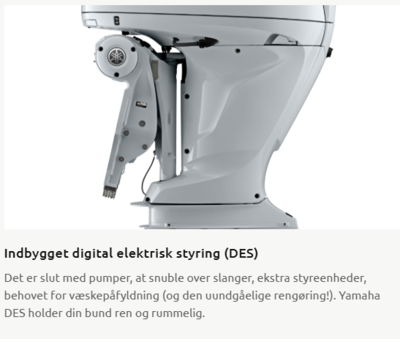 Yamaha 350 HK  V6 - 4 Takt Fabriksny