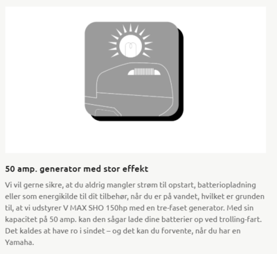 Yamaha 175 HK V MAX SHO - 4 Takt Fabriksny