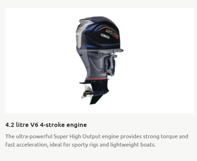 Yamaha 200 HK V MAX SHO  - 4 Takt Fabriksny